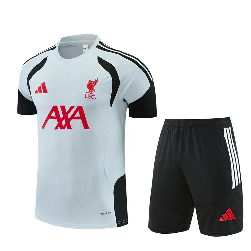 2026-27 Liverpool Light Grey Short-Sleeve Training Jersey