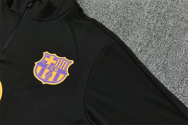 2026-27 Barcelona Black Half-Zip Training Jersey