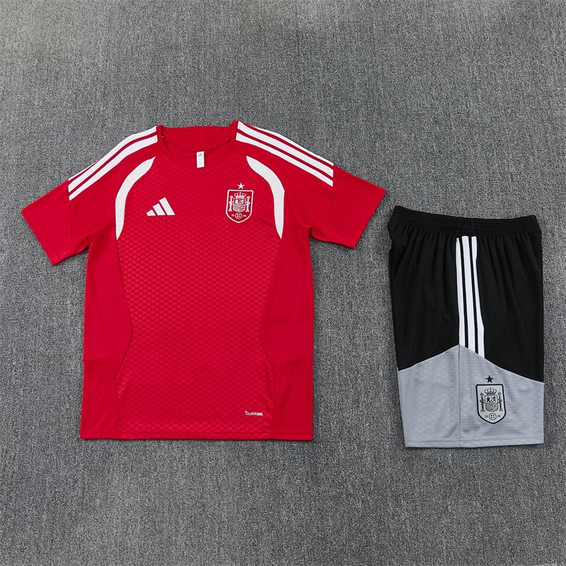 2026-27 Spain Red Short-Sleeve Training Jersey