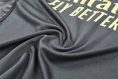 2025-26 Real Madrid dark grey half-zip training jersey