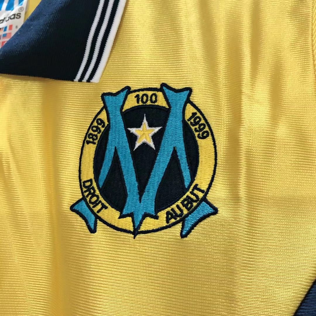 1998-99 Marseille gold vintage away jersey
