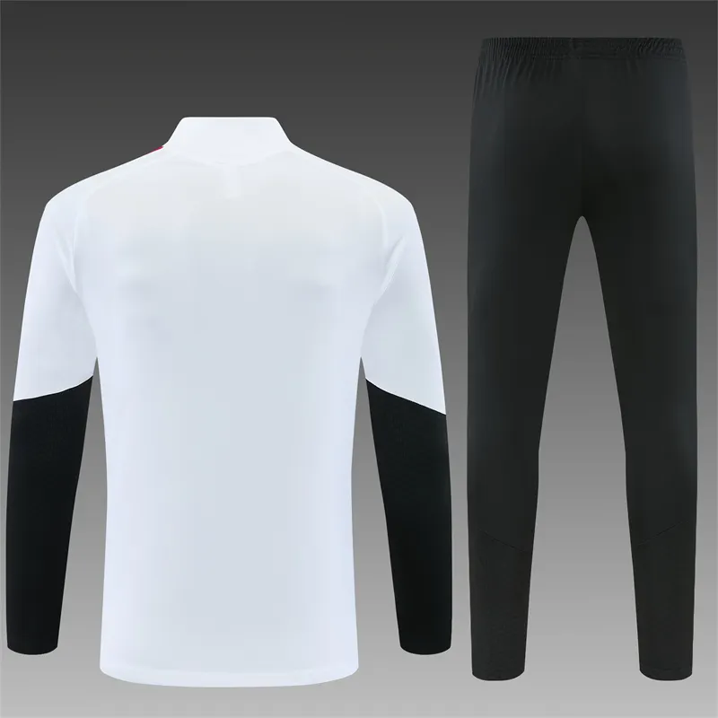 2026-27 Ajax White Half-Zip Training Jersey