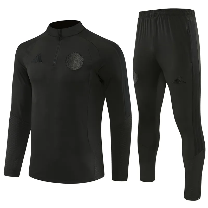 2026-27 Manchester United Black Half-Zip Training Jersey