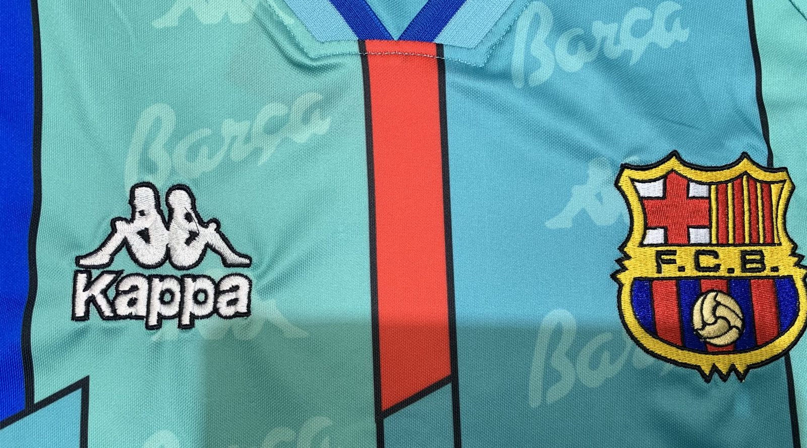 1996-97 Barcelona away long sleeve retro jersey