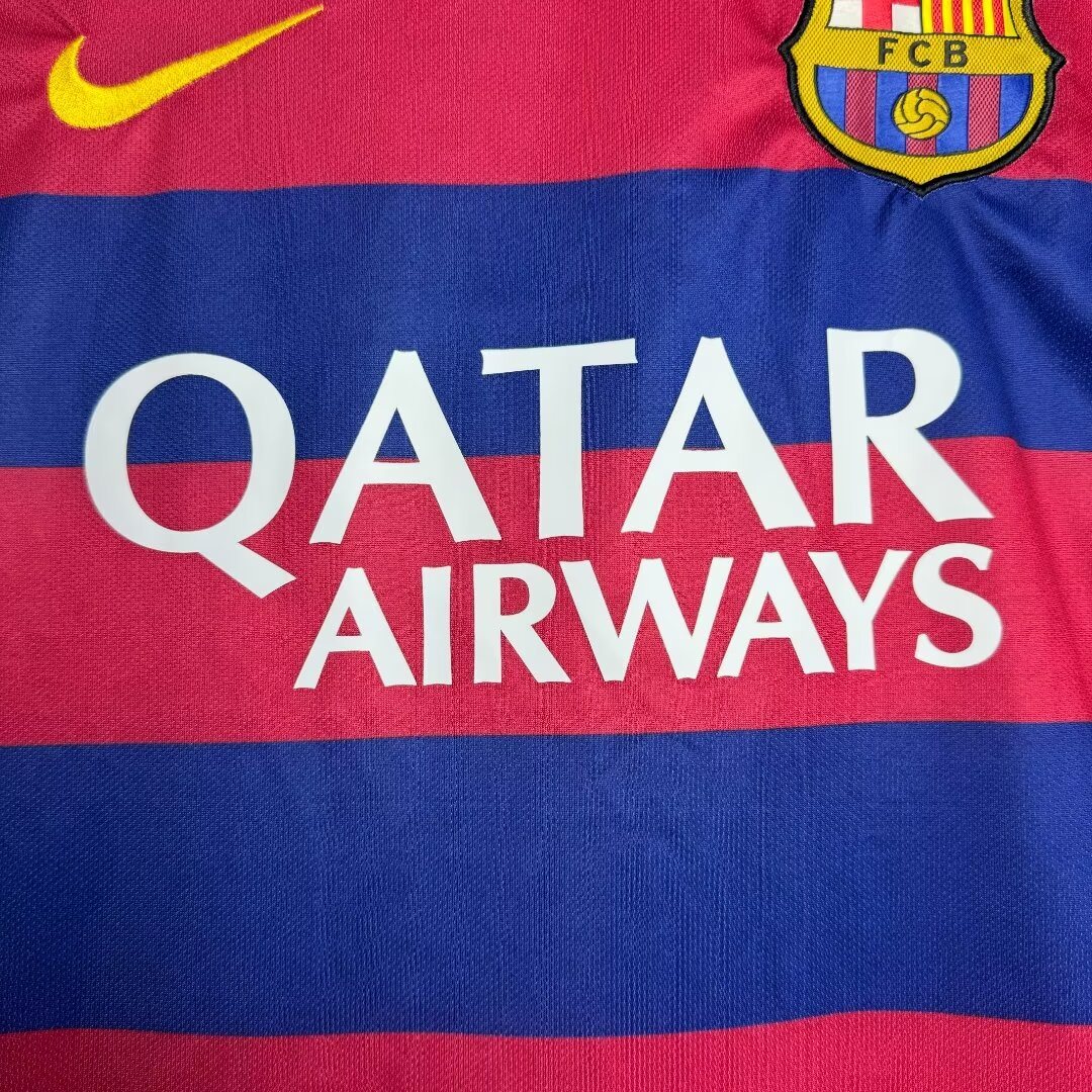2015-16 Barcelona Home Retro Jersey