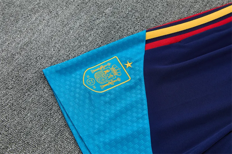 2026-27 Spain Royal Blue Short-Sleeve Training Jersey