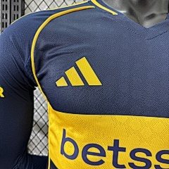 2025-26 Boca Juniors Home Long-Sleeve Jersey - Player Version