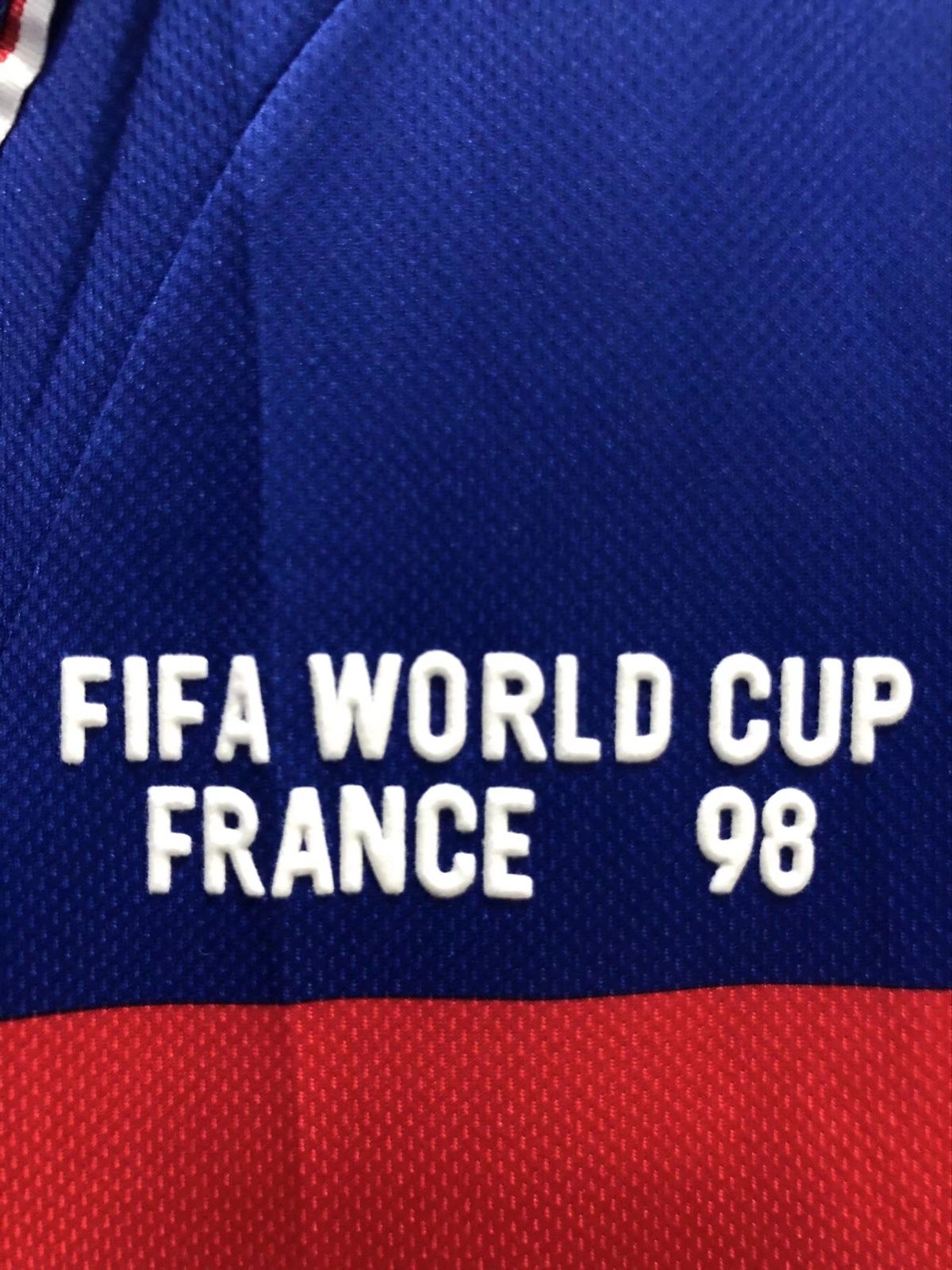 1998 France Home Long Sleeve Retro Jersey