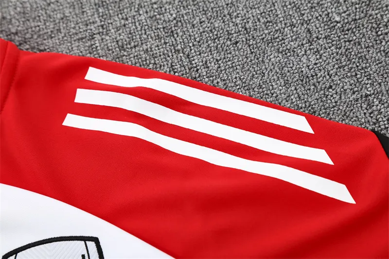 2025-26 Arsenal White Half-Zip Training Jersey