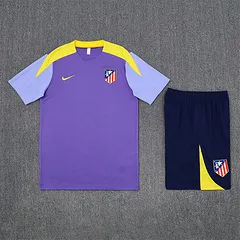 2025-26 Atletico Madrid Purple Short Sleeve Training Jersey