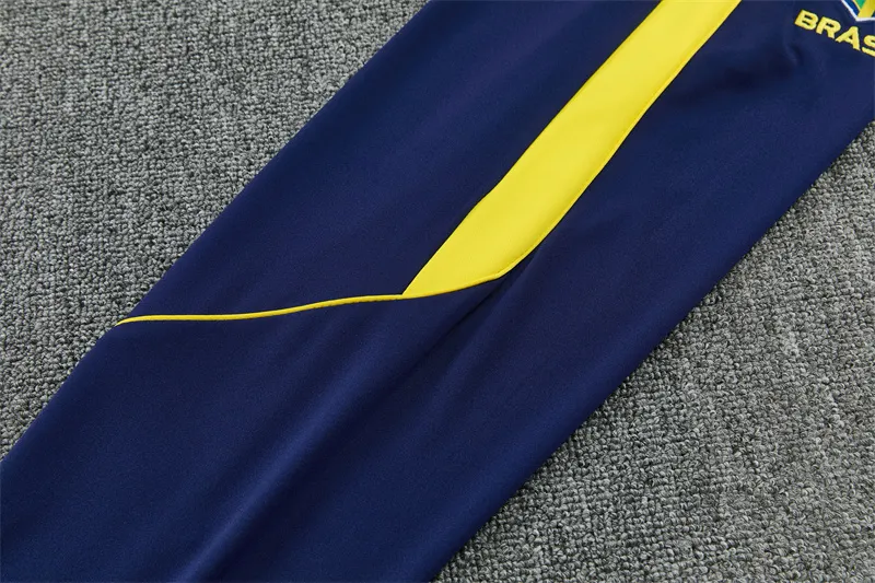 2026-27 Brazil Royal Blue Half-Zip Training Jersey