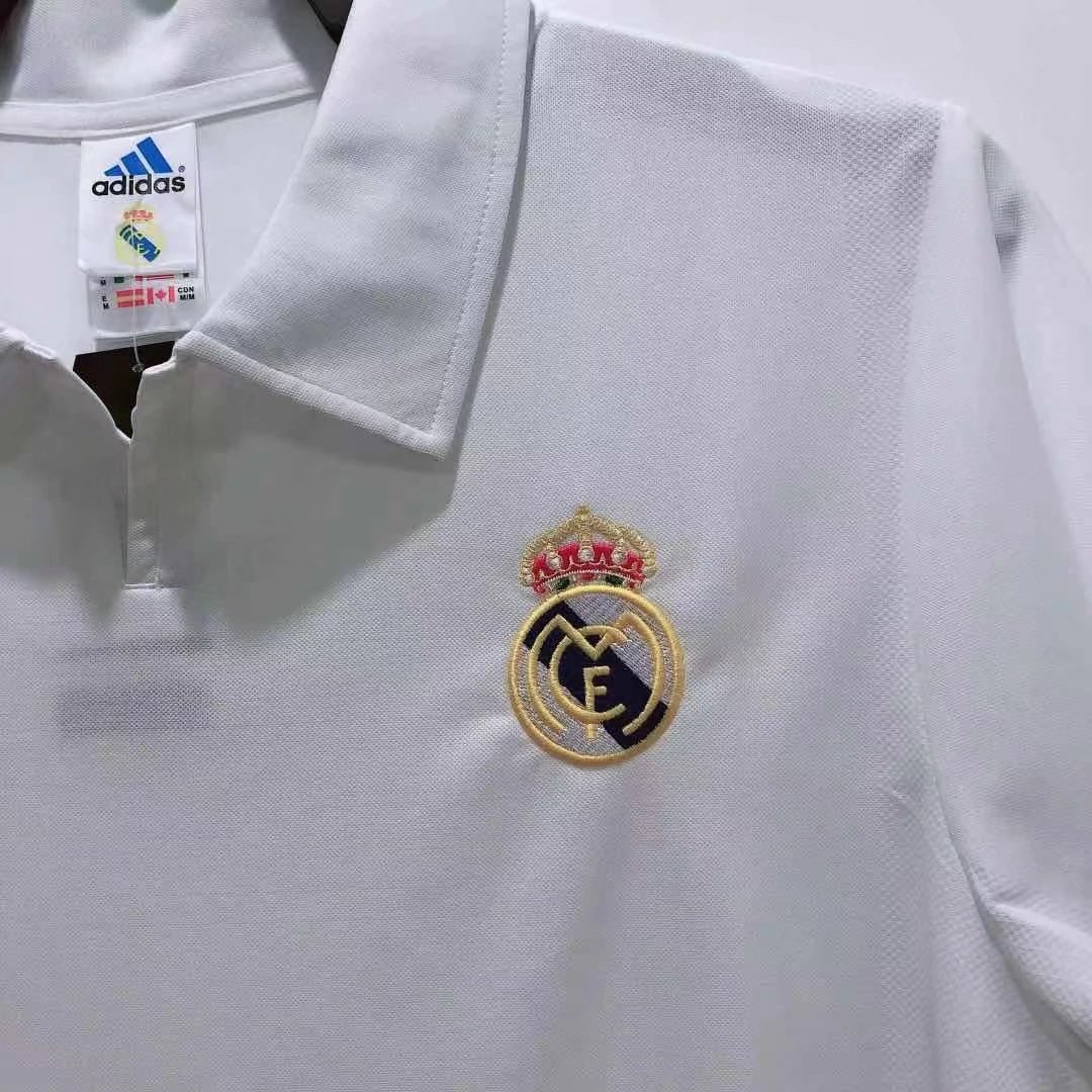 2002-03 Real Madrid Home Retro Jersey - Champions League Edition