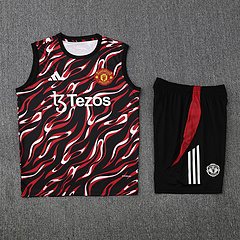 2025-26 Manchester United training vest jersey