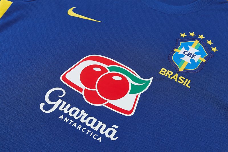 2026-27 Brazil Royal Blue Short-Sleeve Training Jersey