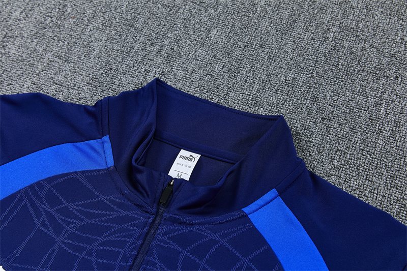 2026-27 Marseille Blue Half-Zip Training Jersey