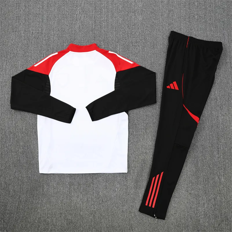 2025-26 Arsenal White Half-Zip Training Jersey