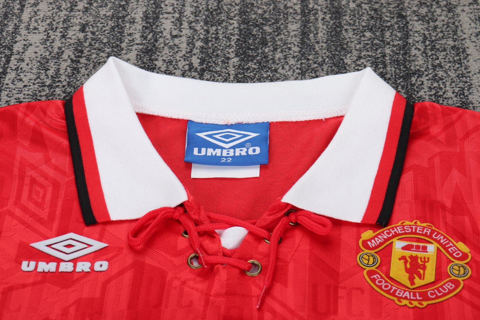 1992-94 Manchester United Home Retro Jersey - Kids