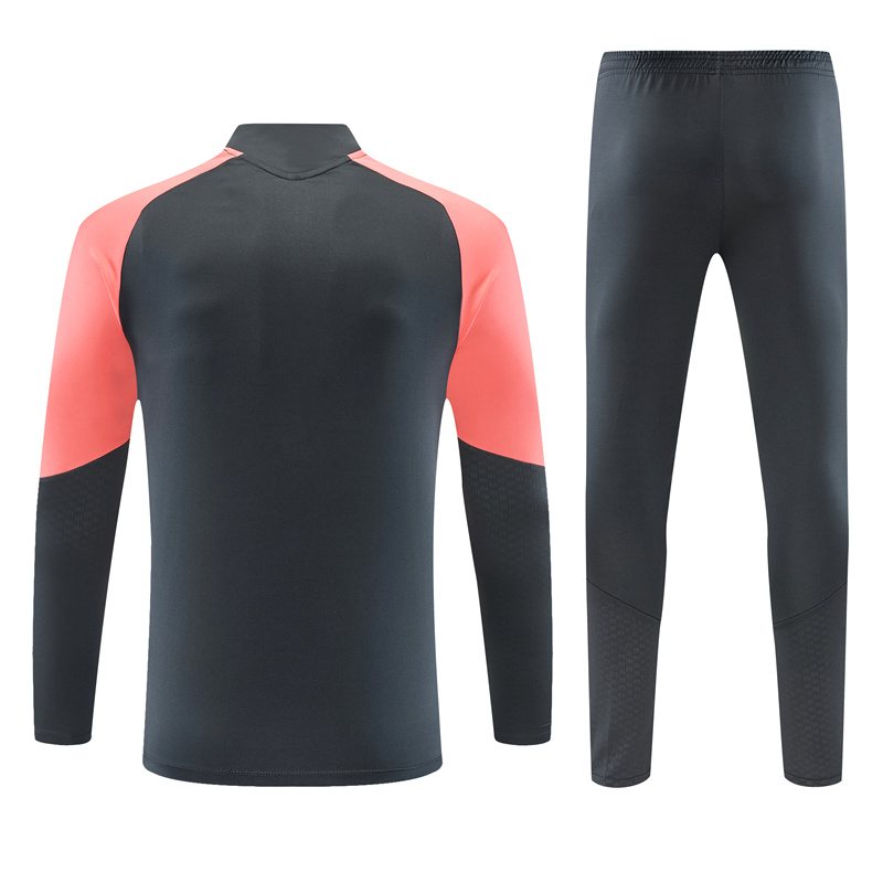 2026-27 Real Madrid Dark Grey Half-Zip Training Jersey