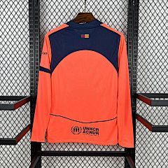 2025-26 Barcelona Away Long-Sleeve Jersey - Fan Edition