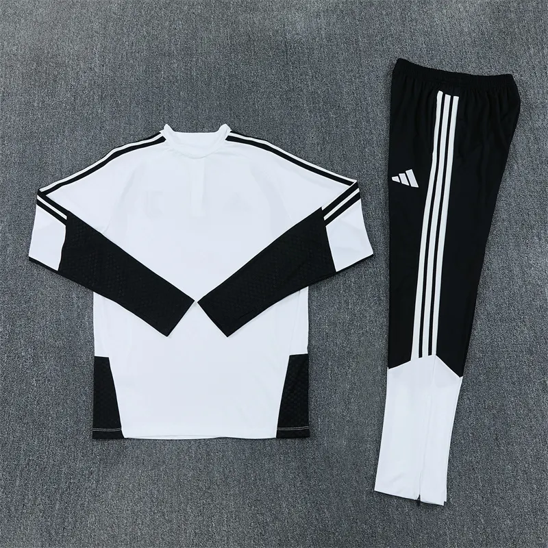 2026-27 Juventus White Half-Zip Long-Sleeve Training Kit