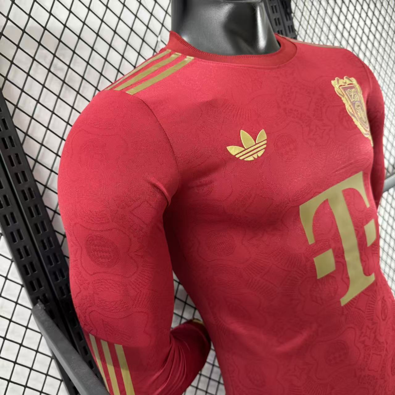 2025-26 Bayern Munich 125th Anniversary Long-Sleeve Jersey – Player Version