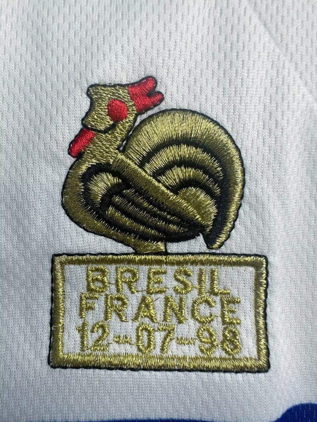 1998 France Away Long Sleeve Retro Jersey