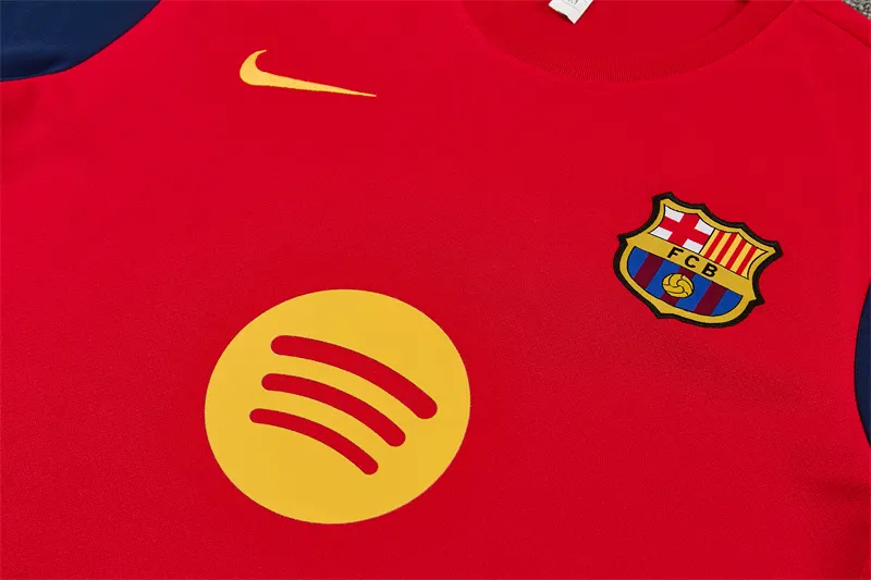 2026-27 Barcelona Red Short-Sleeve Training Jersey