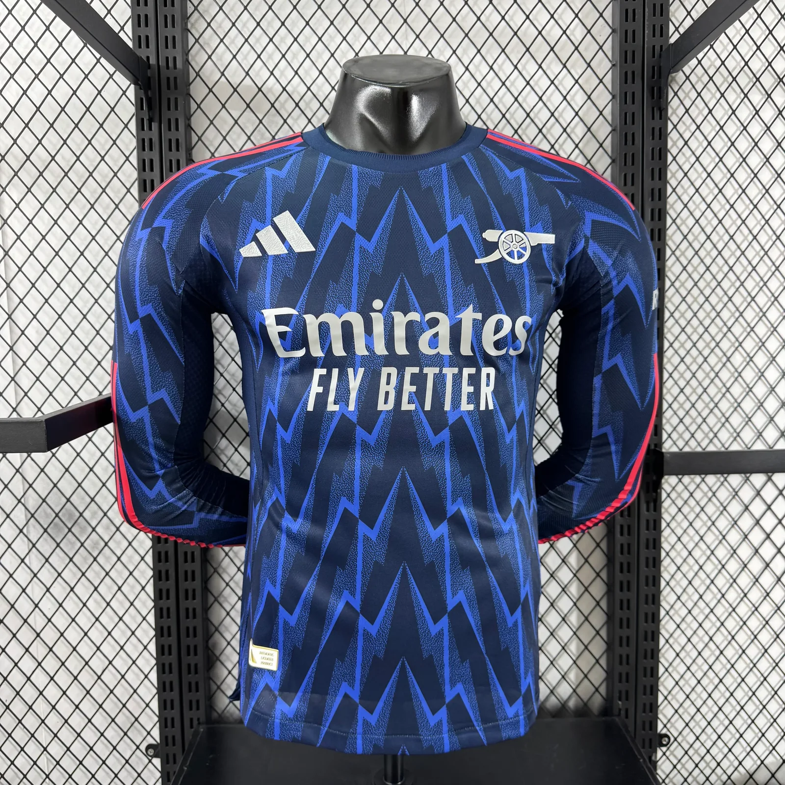 2025-26 Arsenal Away Long-Sleeve Jersey – Player Version