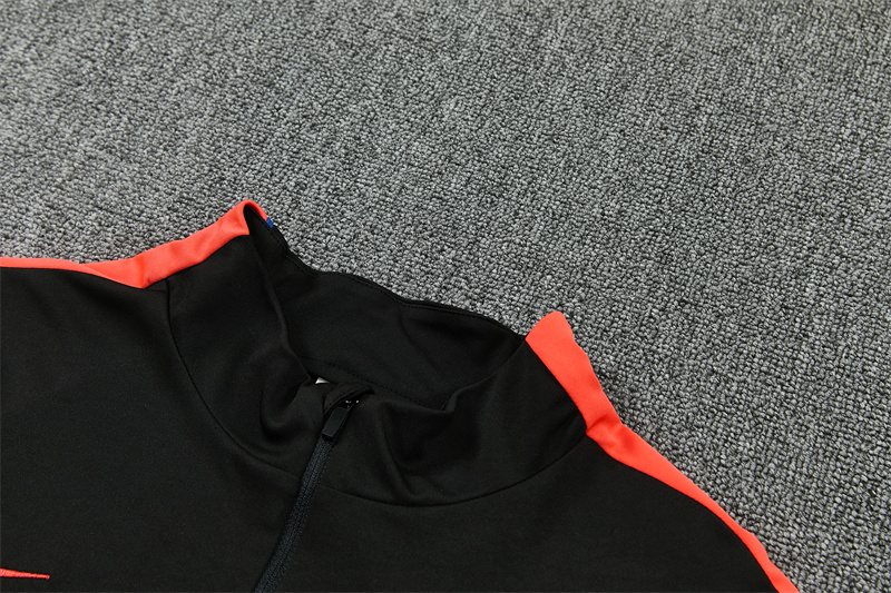 2026-27 Paris Black Half-Zip Training Jersey