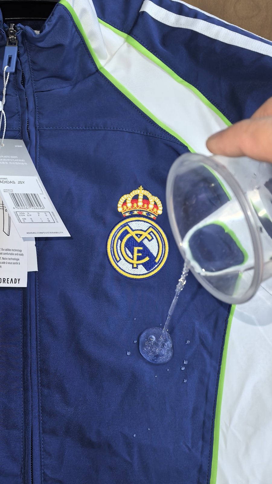 2026-27 Real Madrid Waterproof Training Windbreaker
