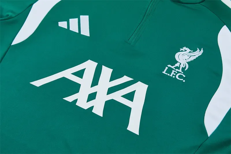 2026-27 Liverpool Green Half-Zip Training Kit