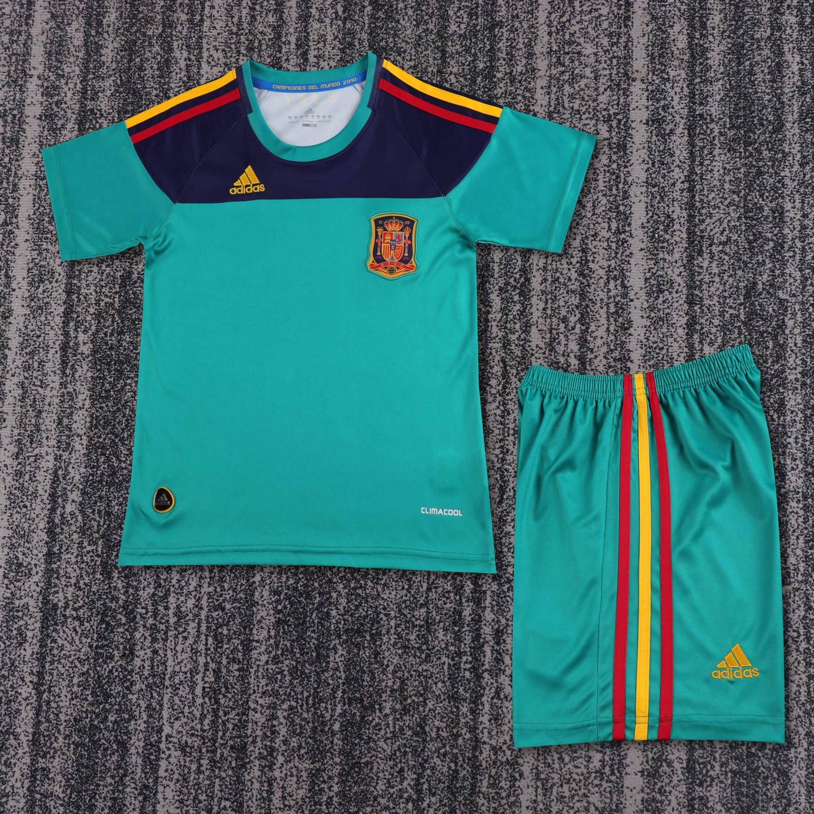 2010 Spain Goalkeeper Retro Jersey - Kids Sizes