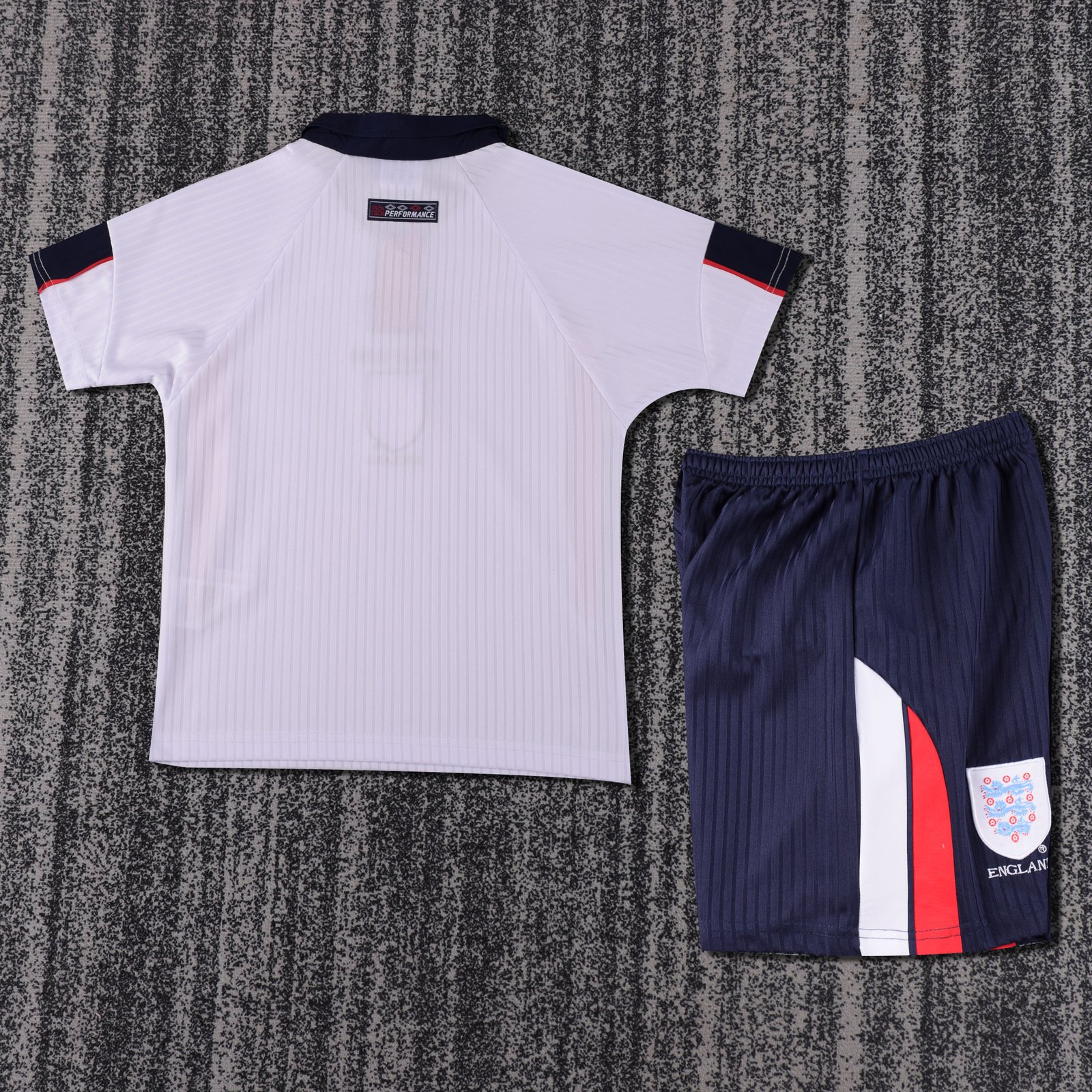 1998 England Home Retro Shirt - Kids