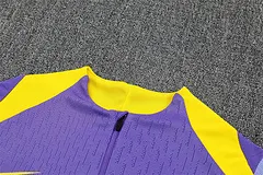 2025-26 Atletico Madrid Purple Half-Pull Training Jersey