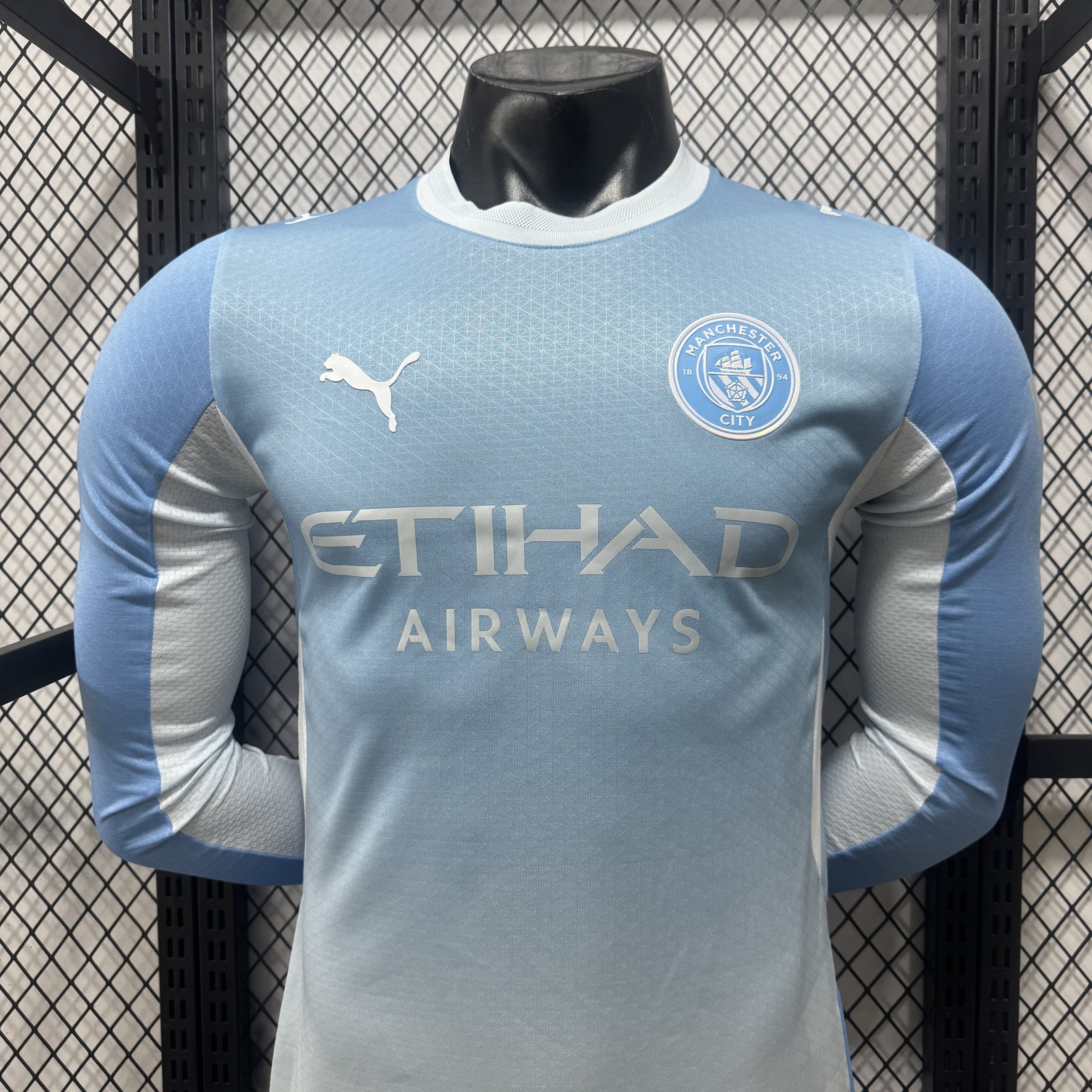 2026-27 Manchester City Home Long-Sleeve Jersey - Player Edition