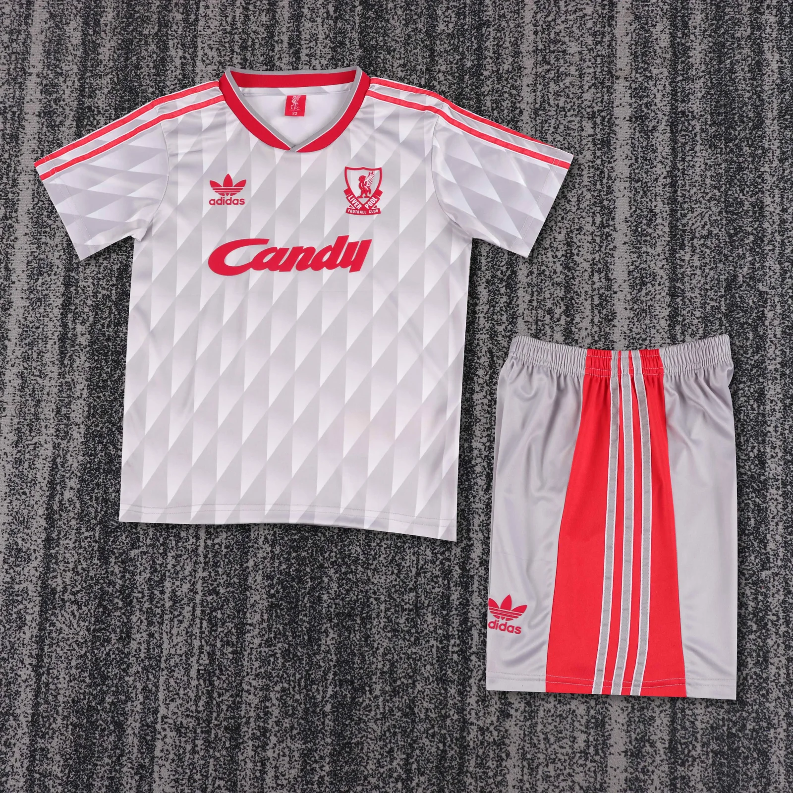 1989-91 Liverpool Away Retro Shirt - Kids Sizes