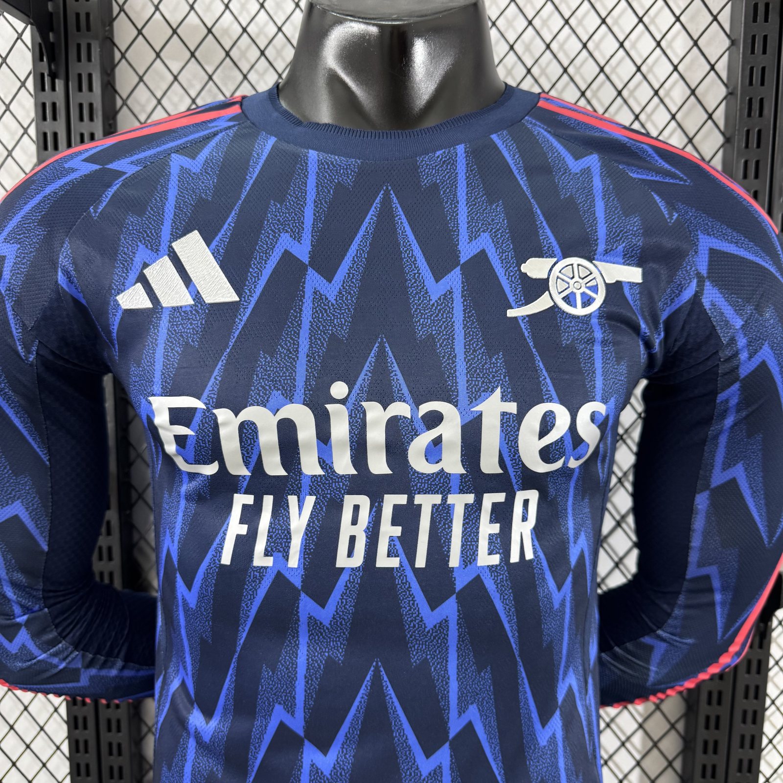 2025-26 Arsenal Away Long-Sleeve Jersey – Player Version