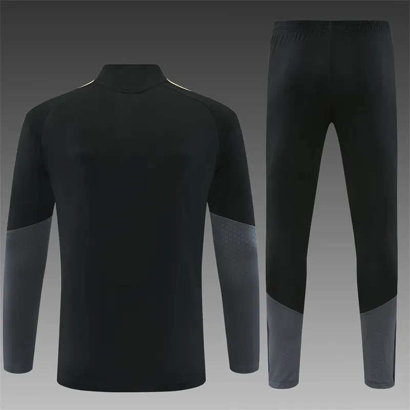 2026-27 Juventus Black Half-Zip Long-Sleeve Training Kit