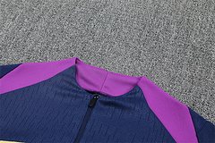 2025-26 Barcelona Royal Blue Half-Pull Training Jersey