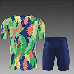 2025-26 Brazil Teal Short Sleeve Training Jersey