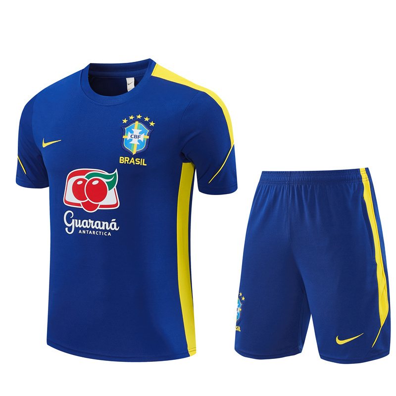 2026-27 Brazil Royal Blue Short-Sleeve Training Jersey