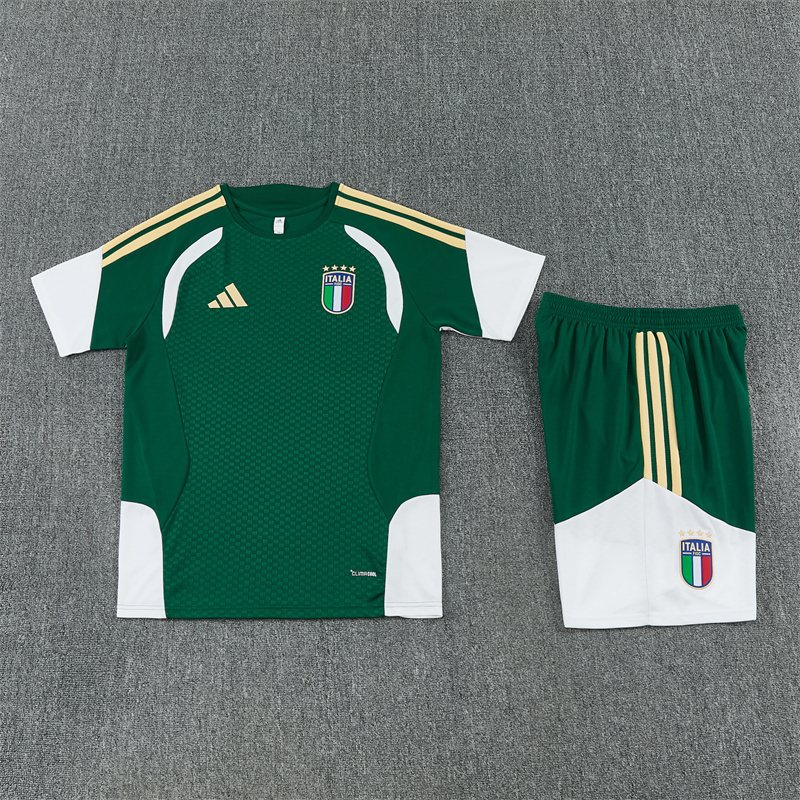 2026-27 Italy Green Short-Sleeve Training Jersey