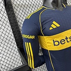 2025-26 Boca Juniors Home Long-Sleeve Jersey - Player Version