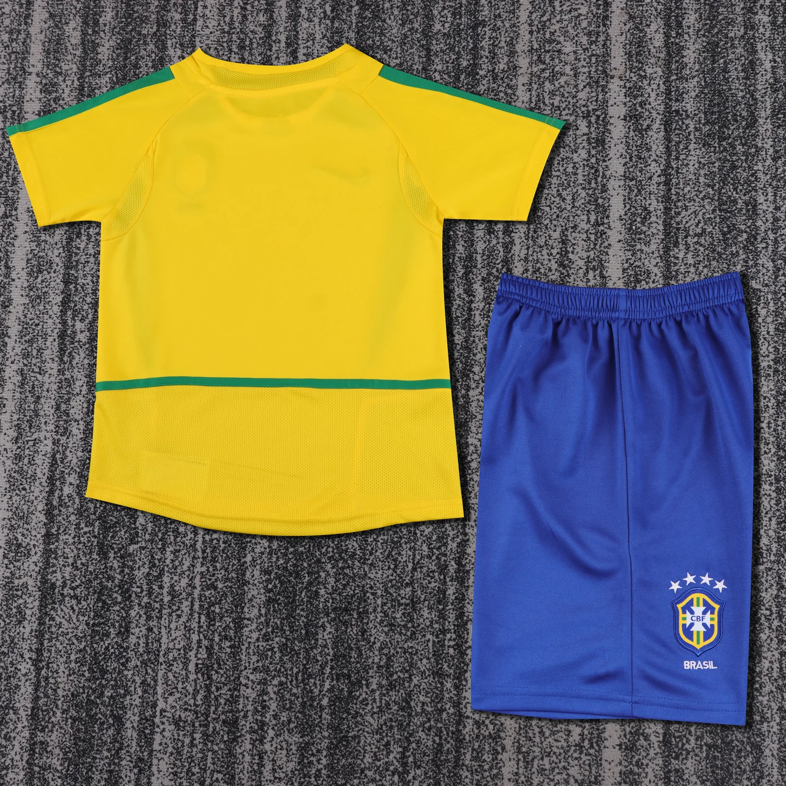 2002 Brazil Home Retro Shirt - Kids