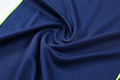 2025-26 Real Madrid Royal Blue Retro Half-Draw Training Jersey