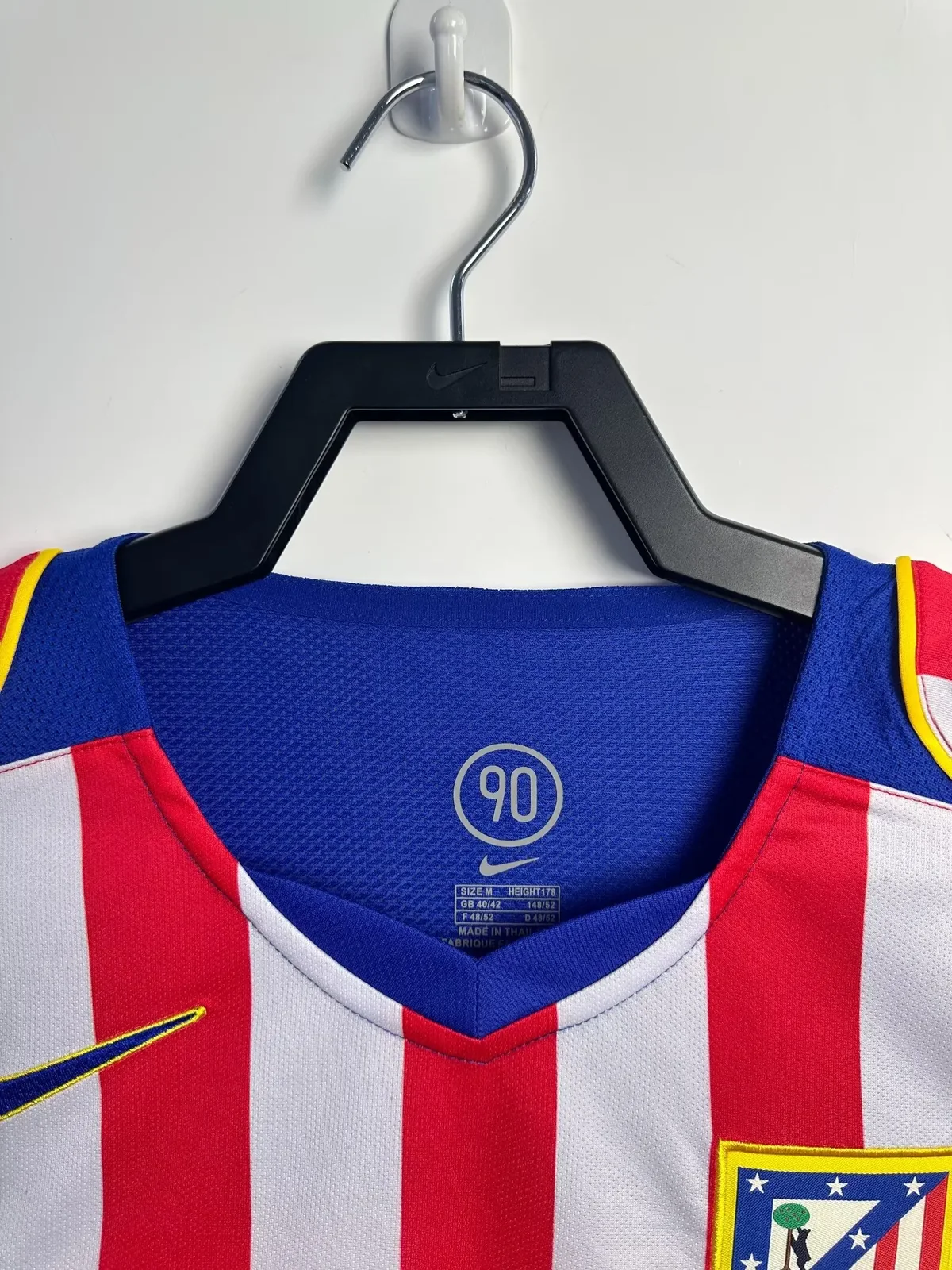 2004-05 Atletico Madrid Home Long Sleeve Retro Jersey