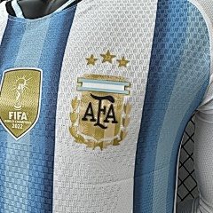2026 Argentina Home Long-Sleeve Jersey - Player Version