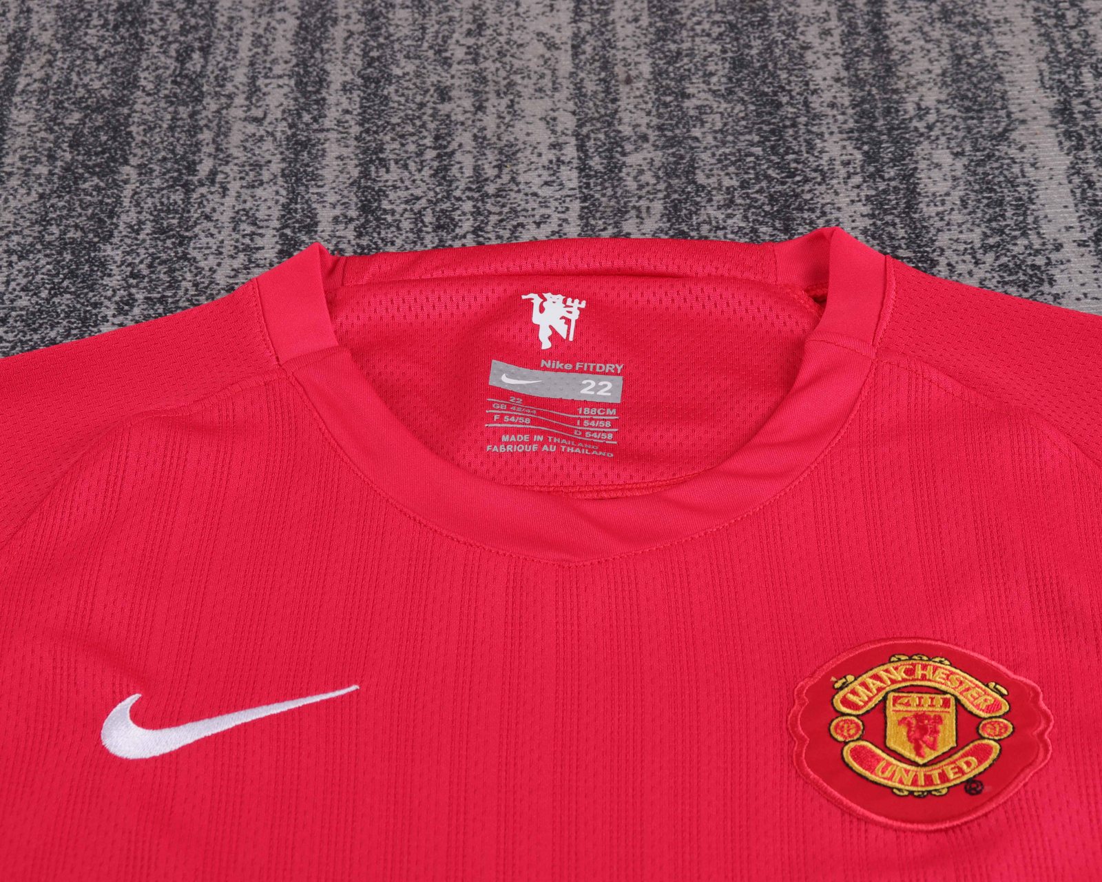 2007-08 Manchester United Home League Edition Retro Shirt - Kids Size