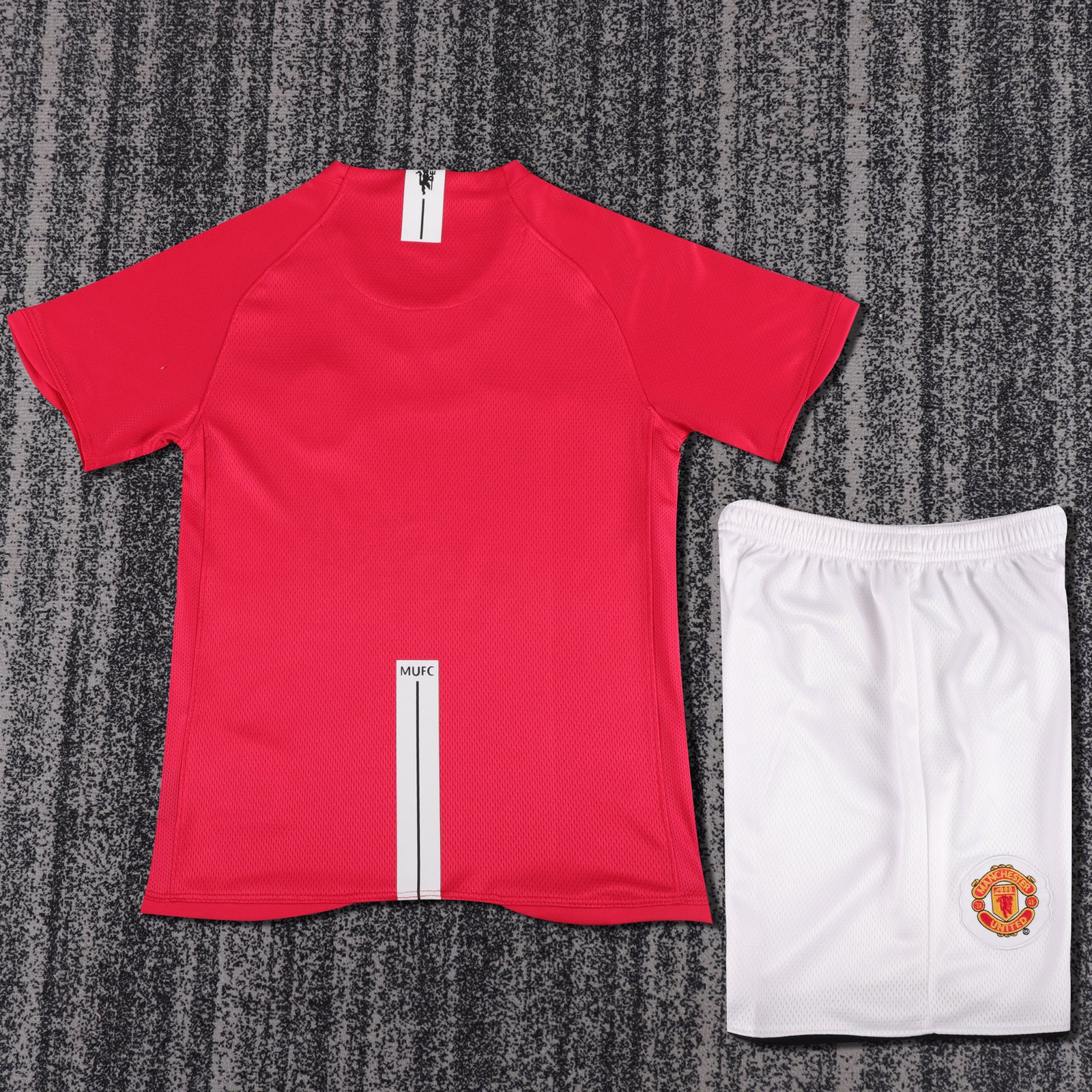 2007-08 Manchester United Home Champions League Edition Retro Shirt - Kids Size