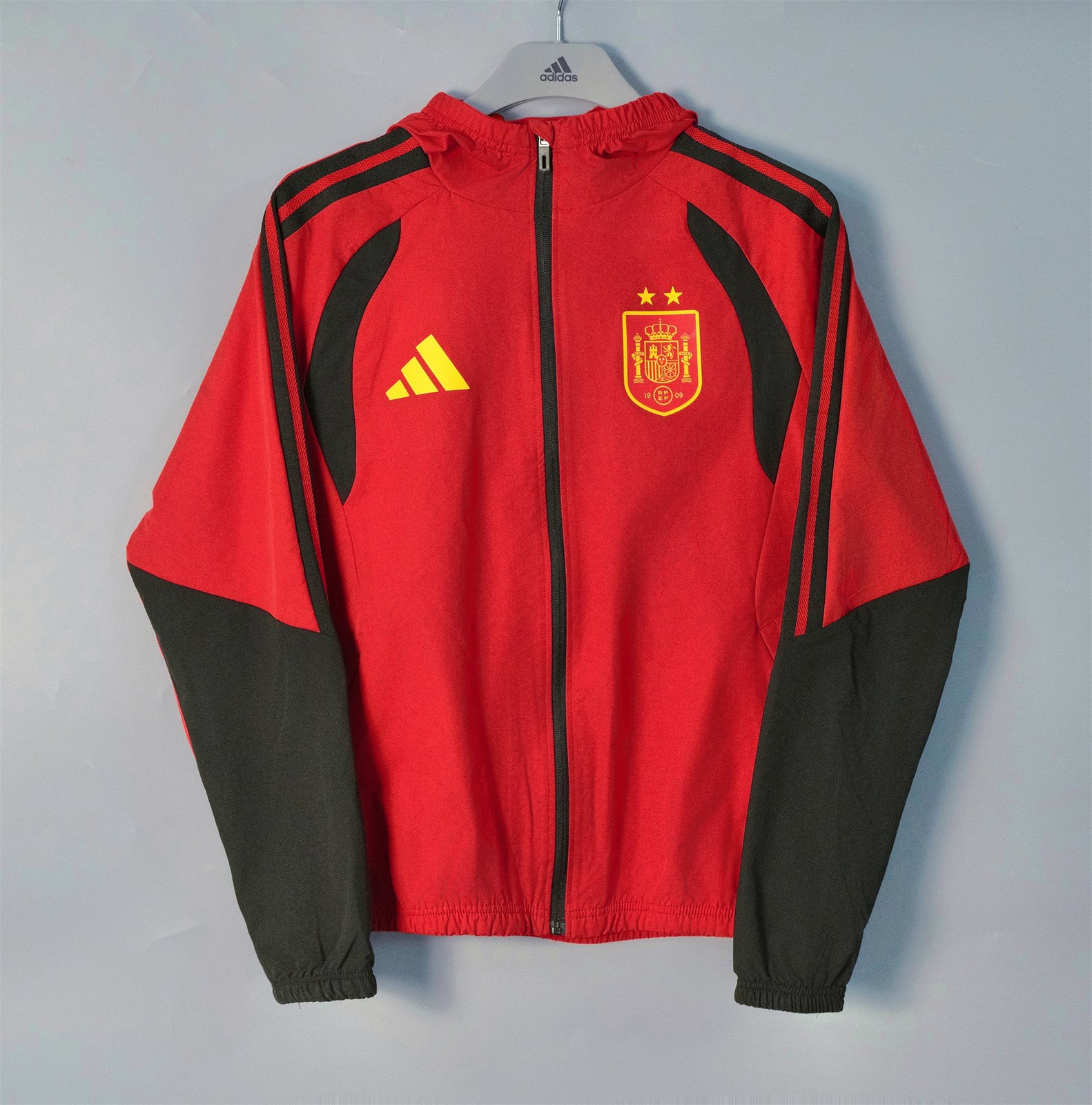 2026-27 Spain Hooded Waterproof Windbreaker